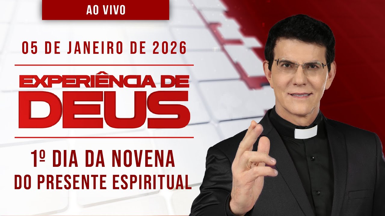 EXPERIÊNCIA DE DEUS | 05/01/26 | 1º DIA DA NOVENA DO PRESENTE ESPIRITUAL | @PadreManzottiOficial