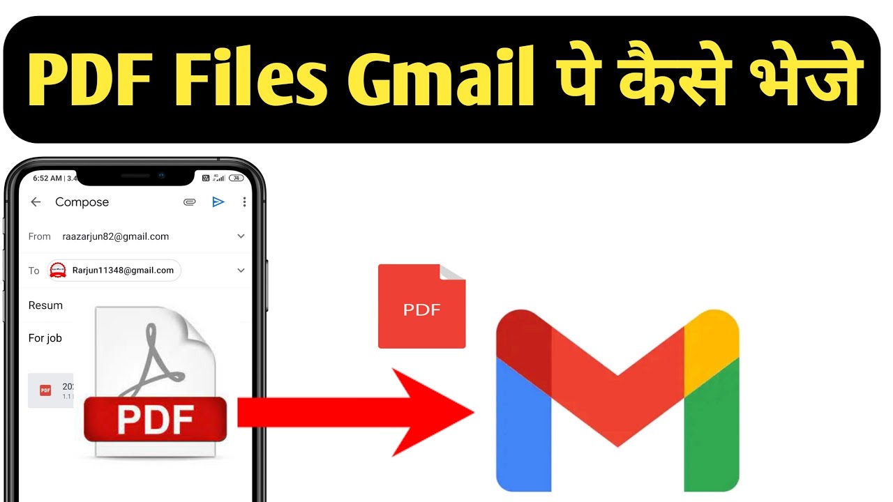 How to Send a PDF File via Gmail from Your Mobile