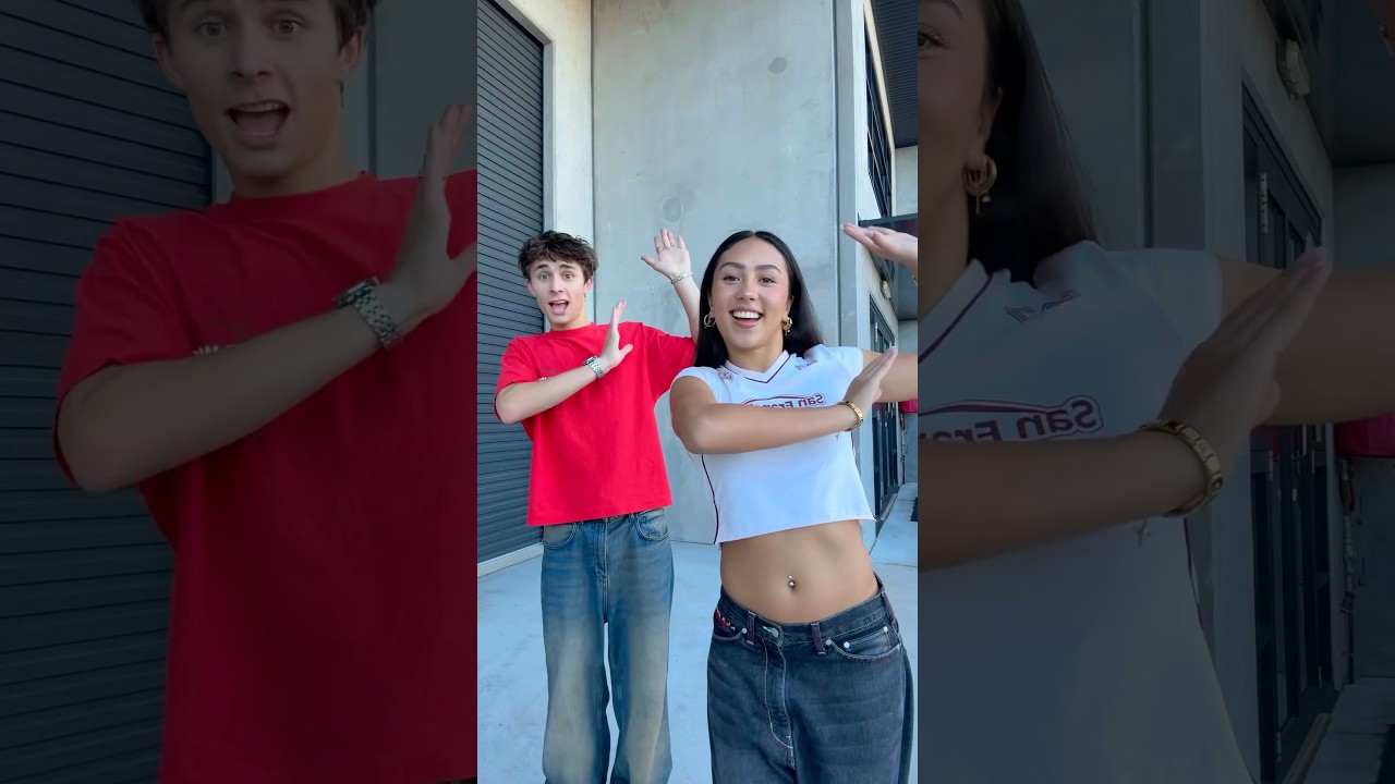 Cadel and Mia's Viral TikTok Dance - Done with Your Ex ❤️‍🔥 #shorts #trending