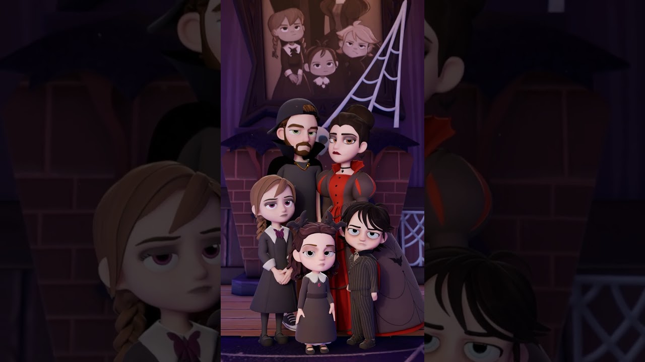 Baby Bat Joins Dracula Family for Halloween! 🦇