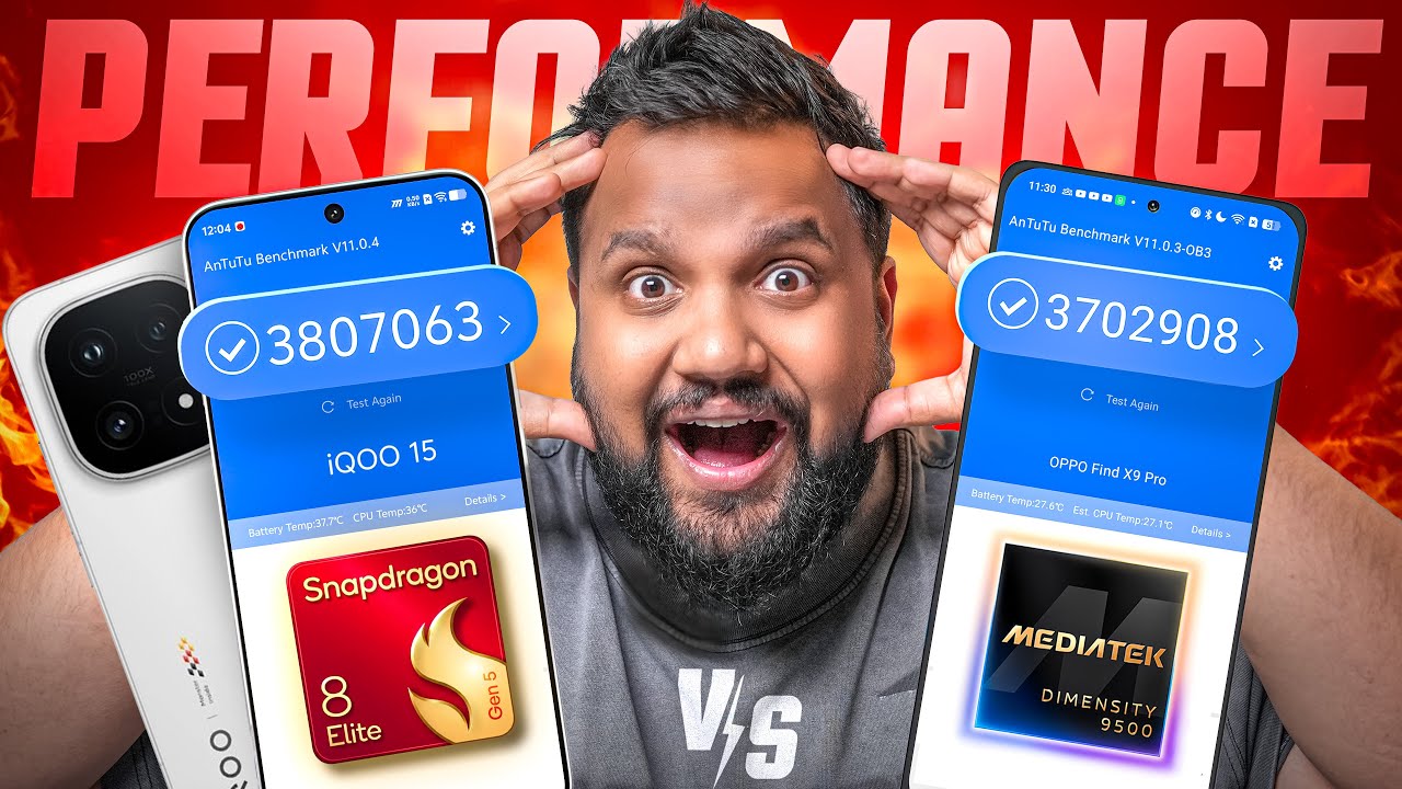 iQOO 15 Performance Showdown: Snapdragon 8 Elite Gen 5 vs Dimensity 9500 ⚡