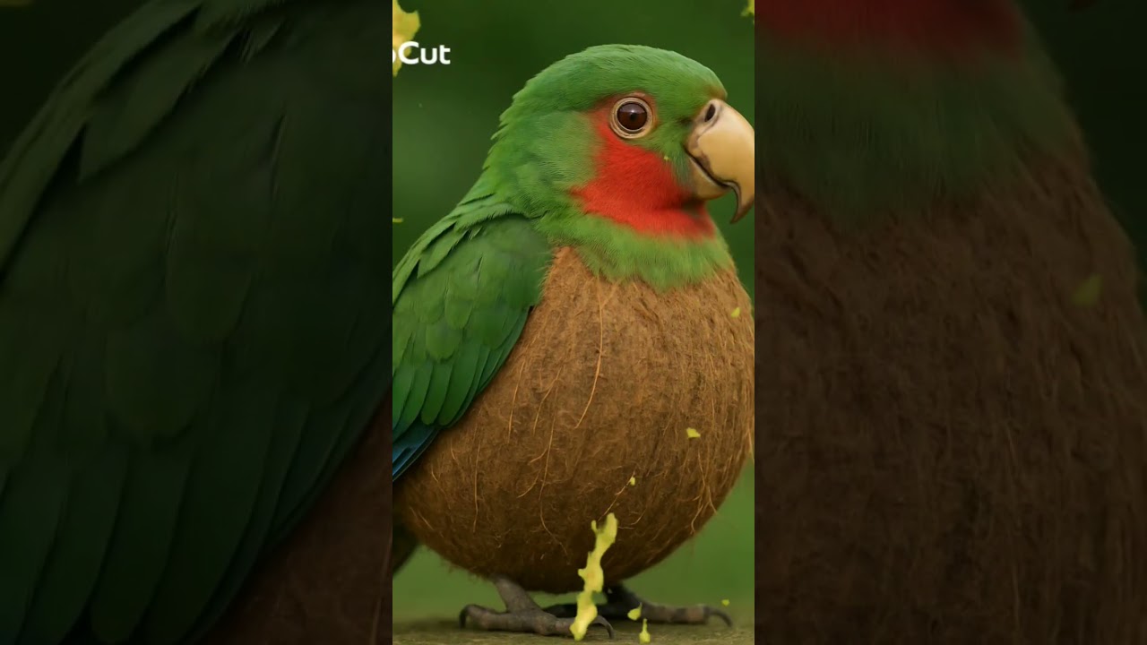 Loroco, il pappagallo metà cocco nella giungla 🦜