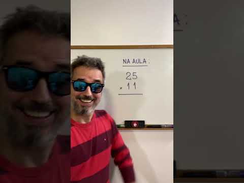 Na aula e na prova: multiplicação por 11 #shorts