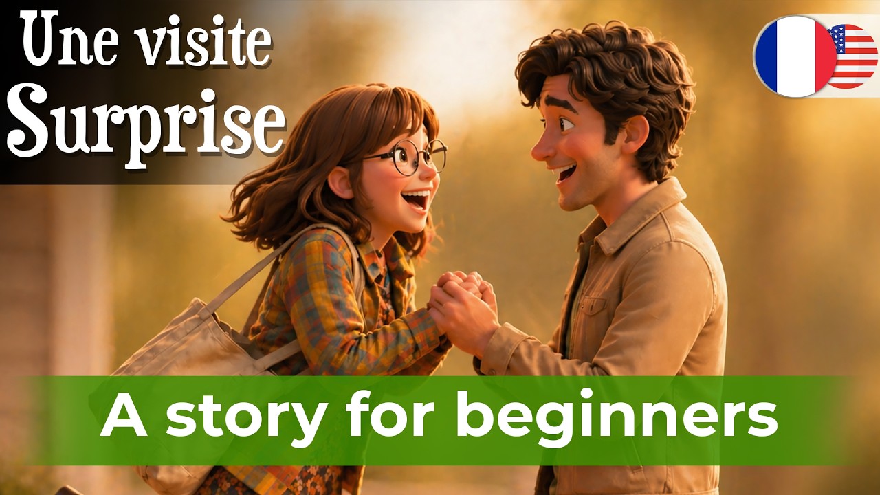 French Story for Beginners: Une Visite Surprise 🎉