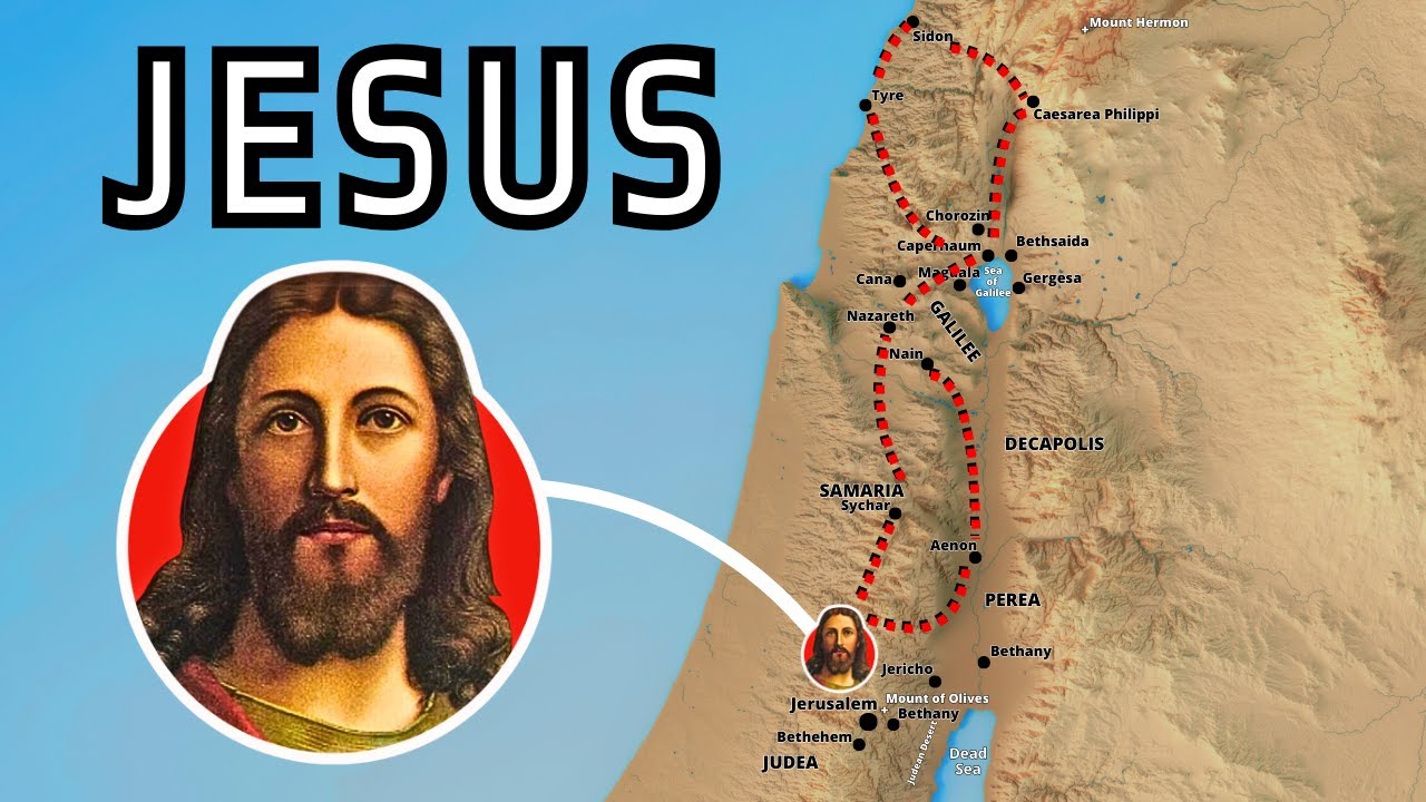 Journey Through Jesus' Life on an Interactive Map 🗺️