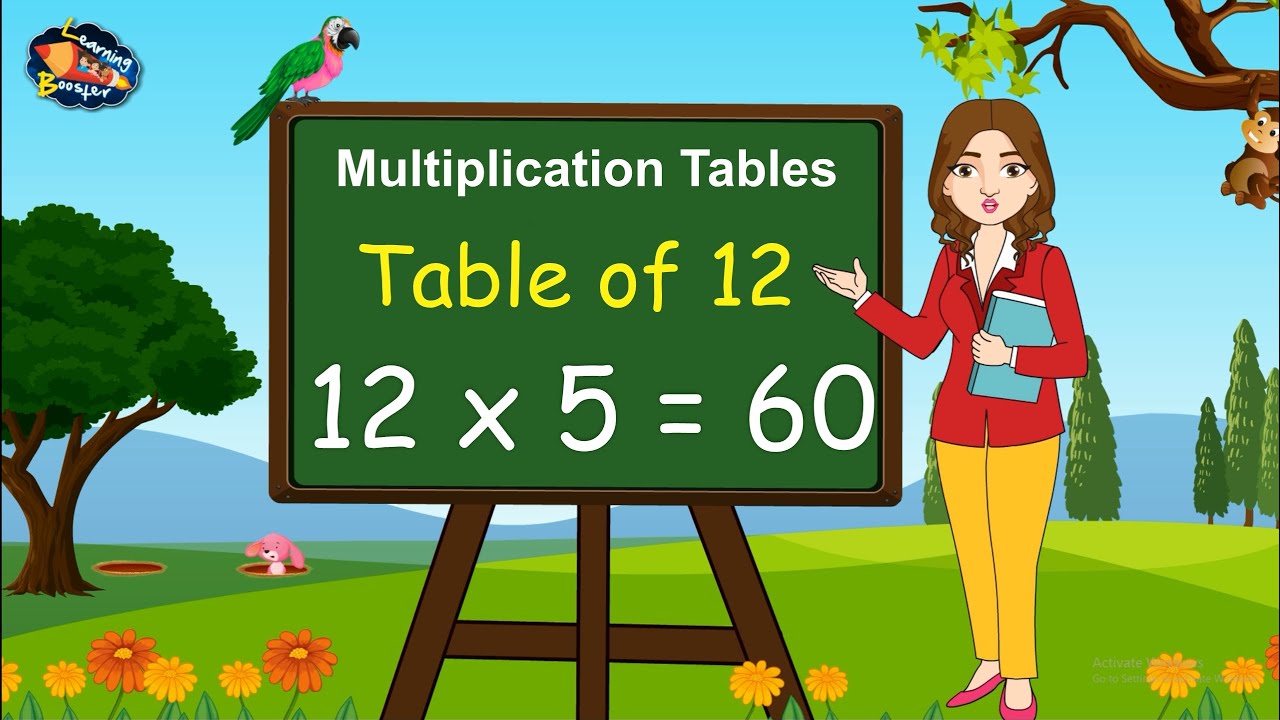 Master the Table of 12 Easily | Fun Multiplication Practice for Kids ✨