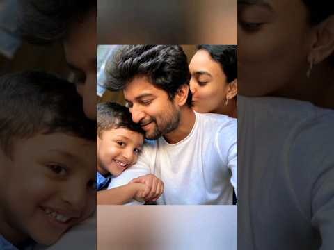 Natural South Actor Nani with his beautiful family♥️💯♥️ #nani #actor #south #family