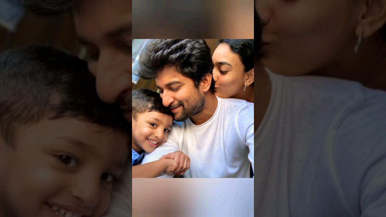 South Actor Nani and His Lovely Family ❤️