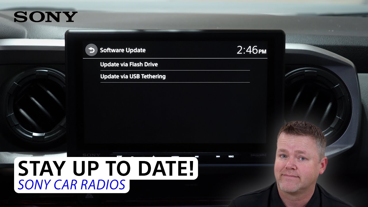 How to update your Sony Car Radio with USB-C ports