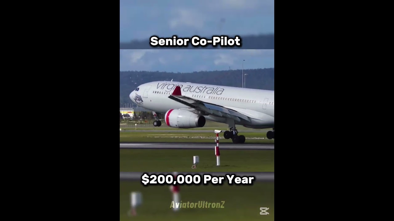 How Much Pilots Earn 🤑 (Virgin Australia) #aviation #pilot #viral