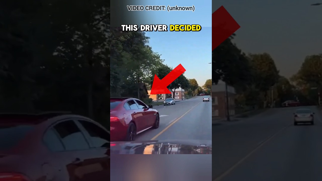 Jaguar Driver Gets Instant Karma for Traffic Skips π