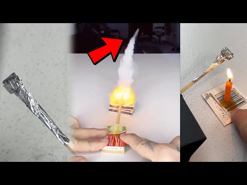 How to Make Homemade DIY Match Rockets!! 🚀 - #Shorts