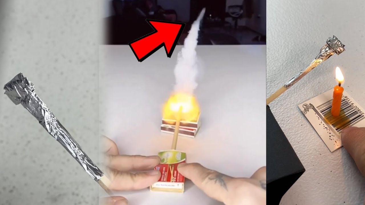 Easy DIY Match Rockets 🚀 | Fun Science Experiment for All Ages