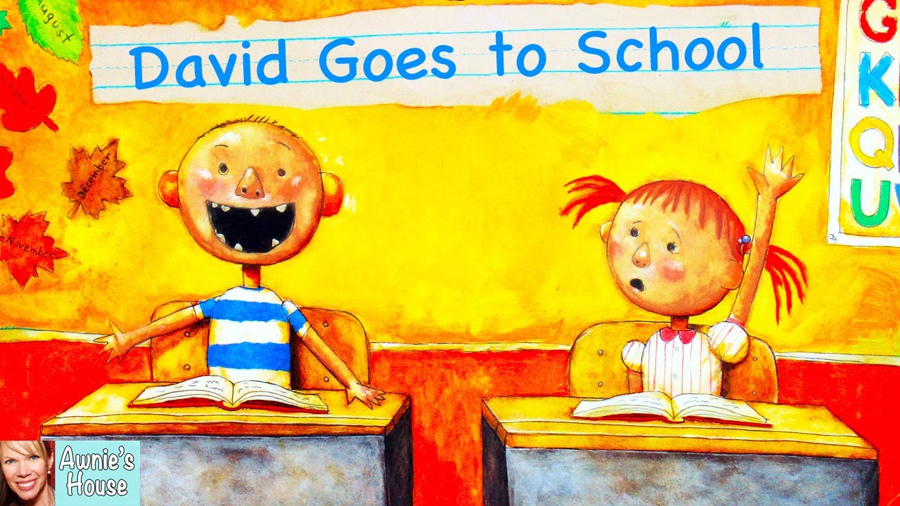 Kids Book Read Aloud: DAVID GOES TO SCHOOL by David Shannon