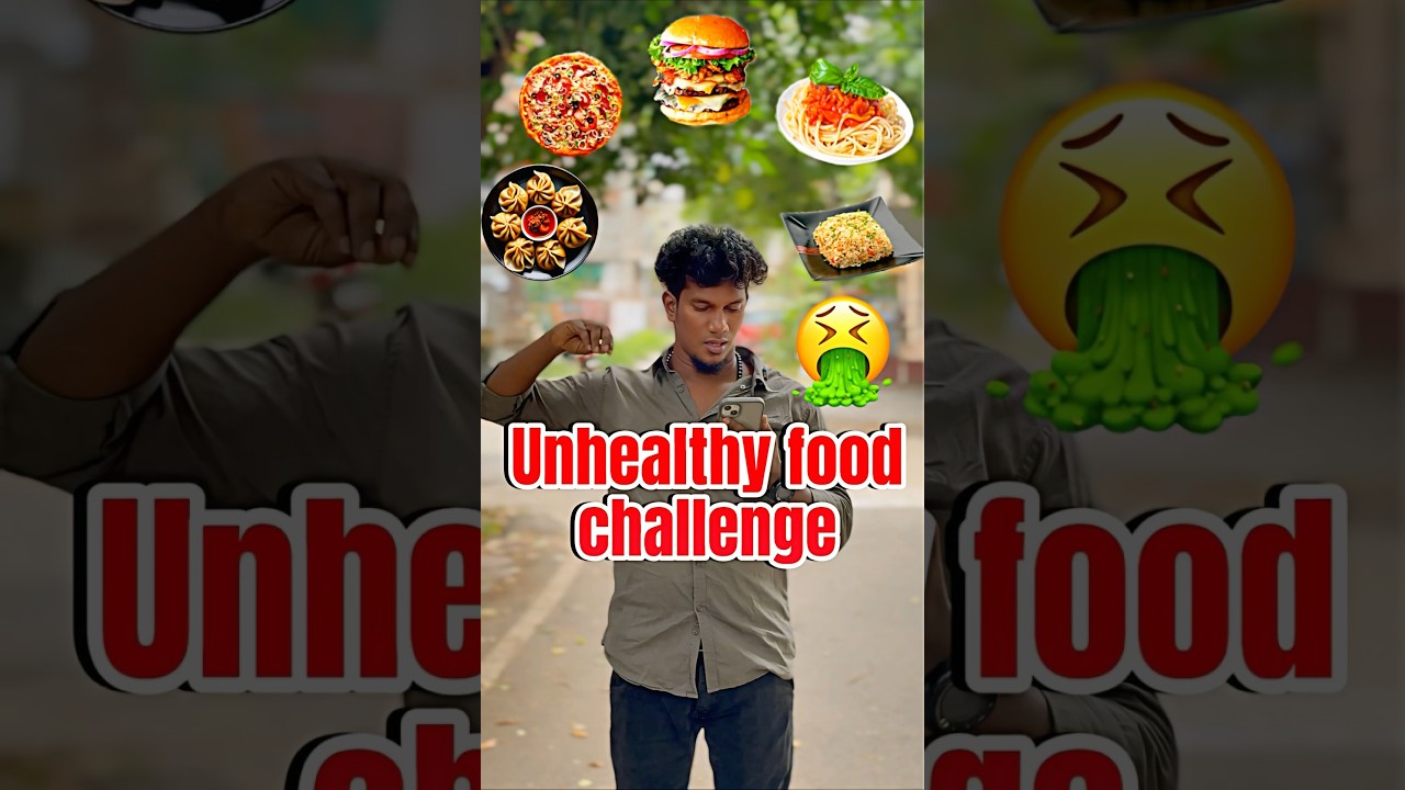 Unhealthy Food Challenge 😖