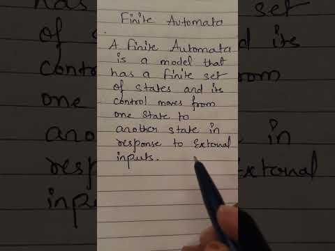 Finite Automata | Definition of Finite Automata | Theory of Computation | TOC #toc #finiteautomata