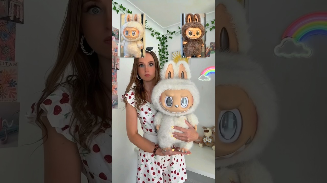 Extreme This or That Labubu Challenge | Rhia Official #Shorts