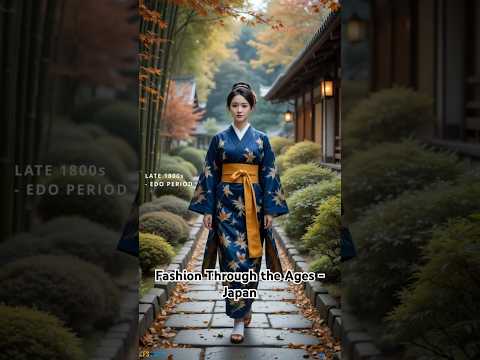Fashion Through the Ages - Japanese Women #fashion #fashionstyle #fashionthrowback #aiart
