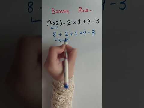 BODMAS Rule Tip #BODMAS #orderofoperations