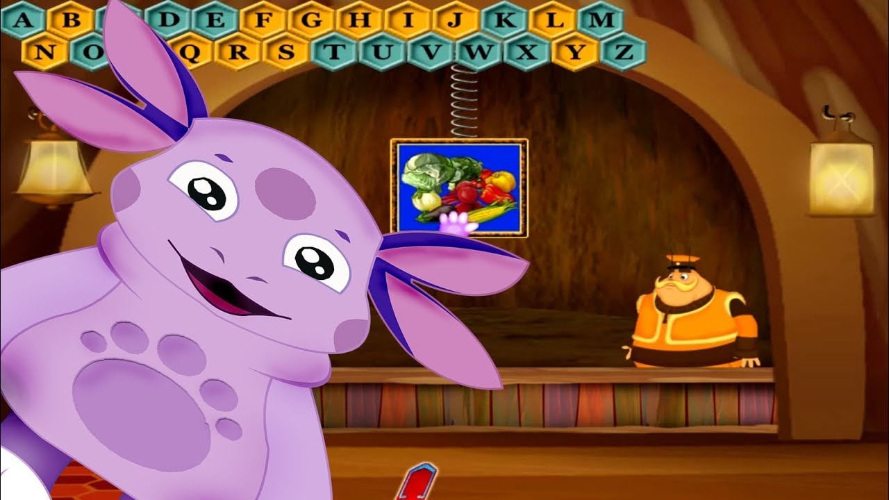 Лунтик учит английский язык. Алфавит. Часть 2