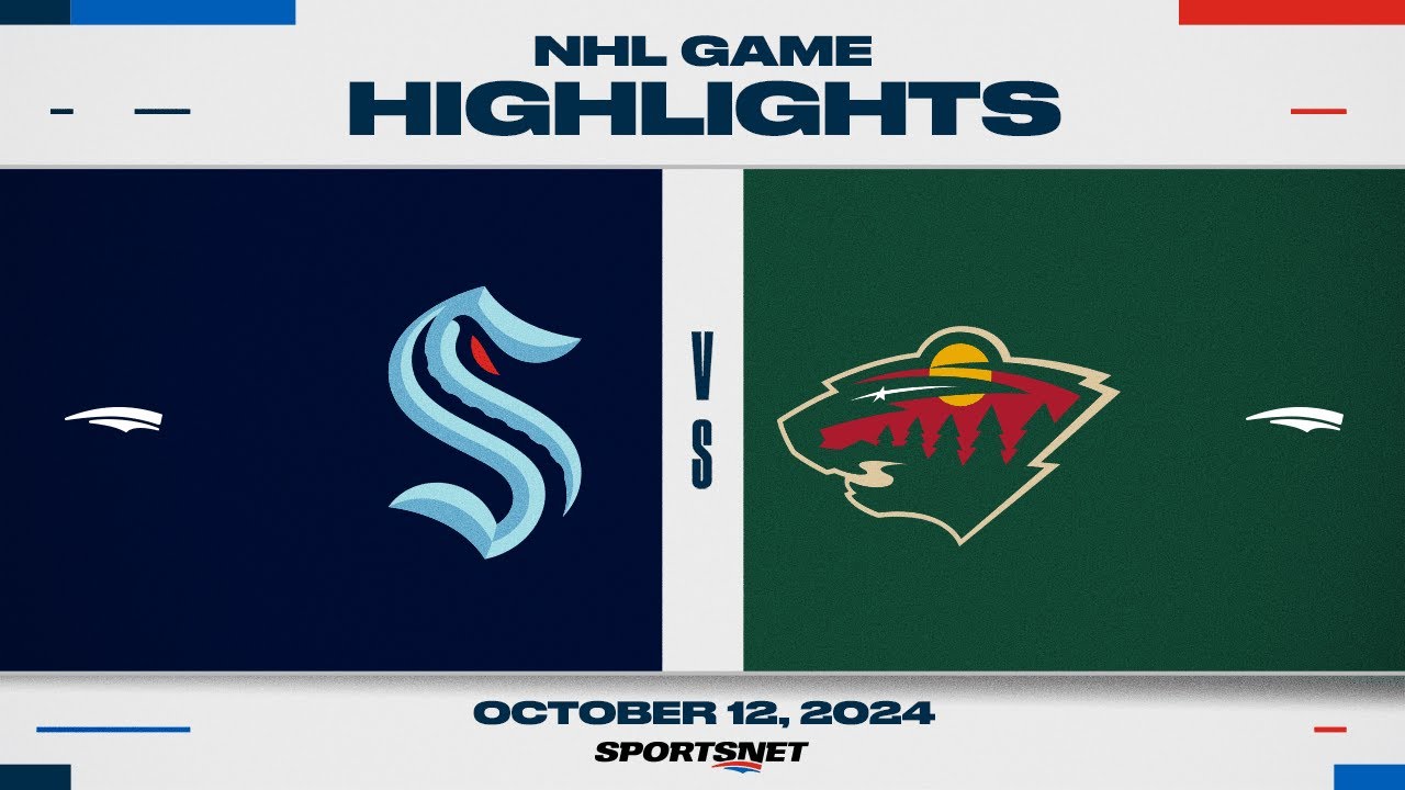 NHL Highlights | Kraken vs. Wild - October 12, 2024