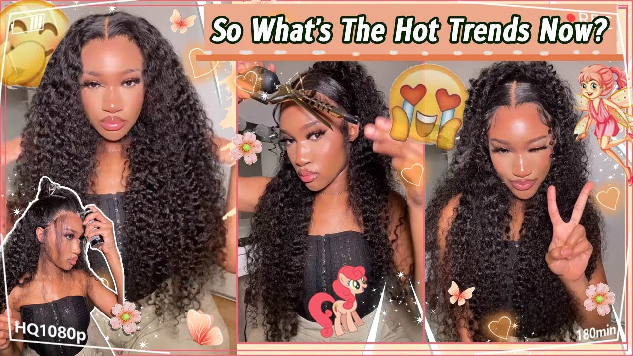 Trending HD Lace Front Wig & Updo Deep Wave Review 🌻