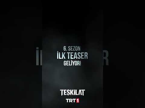 Teşkilat şimdi daha da güçlü! 🔥 6. Sezon ilk teaser geliyor! 💥 #teşkilat yeni sezonda @trt1'de