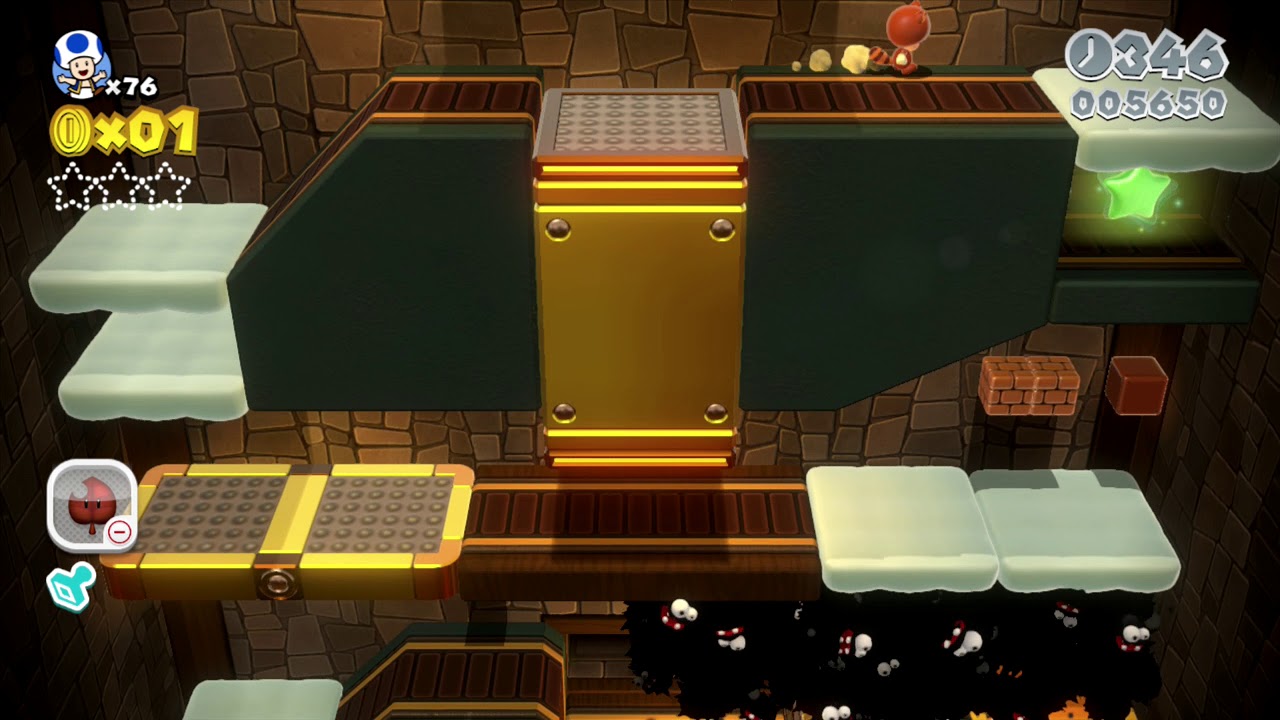 World 6-7: Fuzzy Flood Mine Challenge