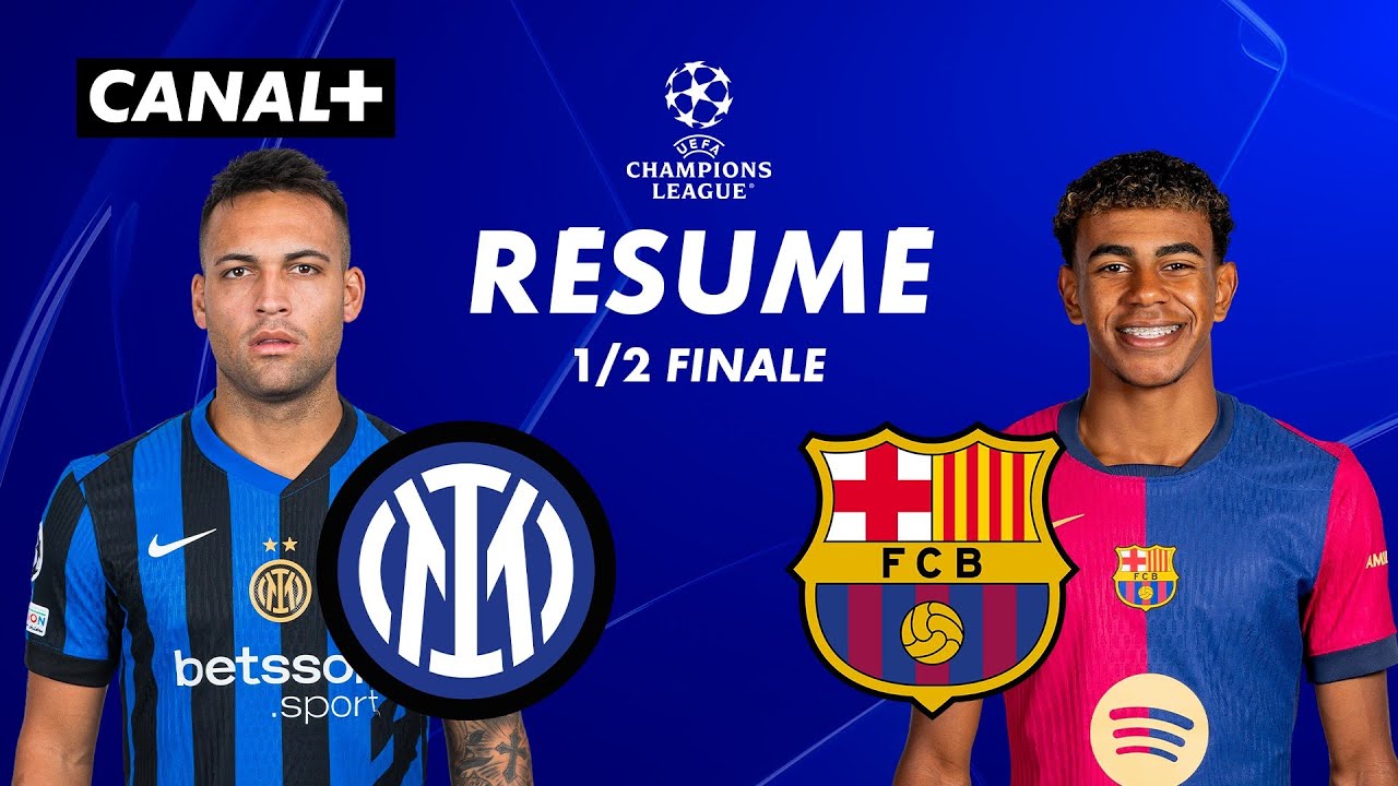 Résumé du Retour Inter Milan vs Barça en Demi-finale de la Ligue des Champions 2024-25 ⚽️