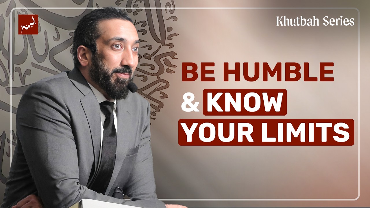 Enjoin Good & Forbid Evil: Key Principle | Khutbah by Nouman Ali Khan