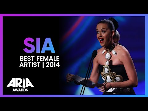 Sia wins Best Female Artist | 2014 ARIA Awards