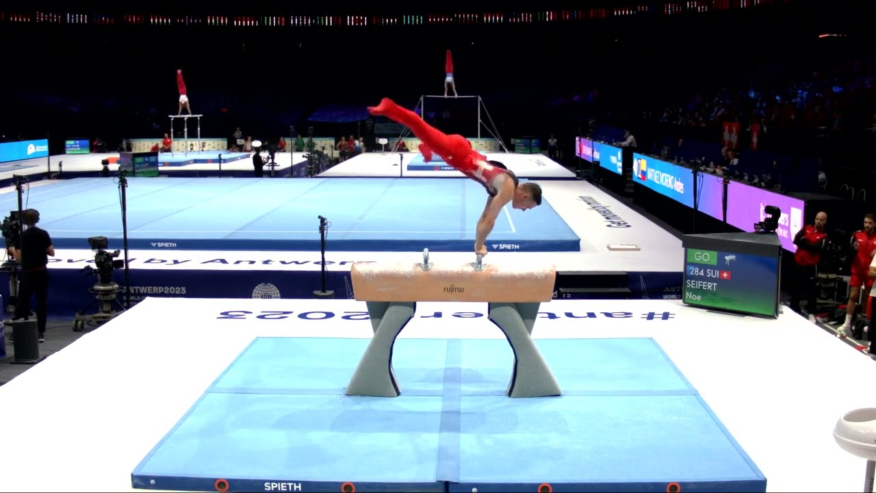 Seifert Noe's Stunning Pommel Horse Routine at 2023 World Championships 🇧🇪