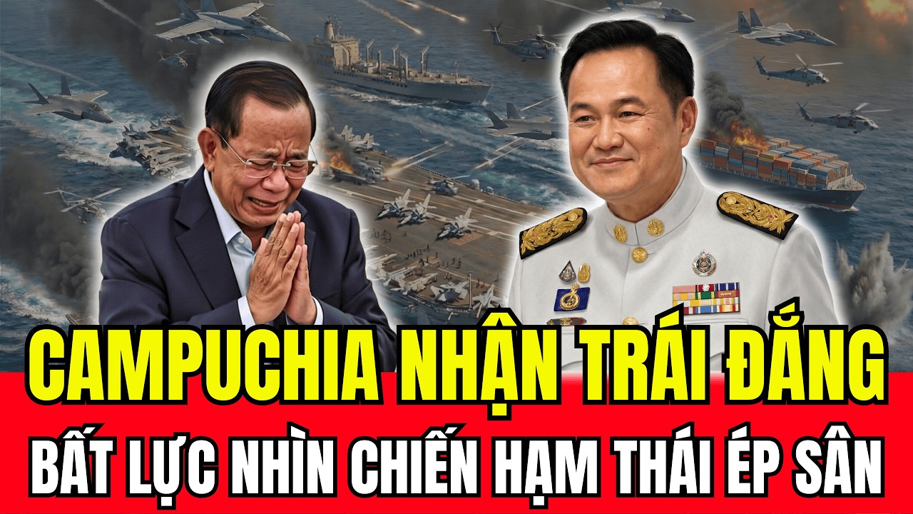 Chấn Động Quốc Tế 27/2/2026: Hải quân Thái Lan xâm phạm vùng tranh chấp 🚢