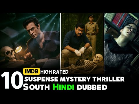 Top 10 new south indian suspense thriller movies in hindi 2025| investigation thriller movies