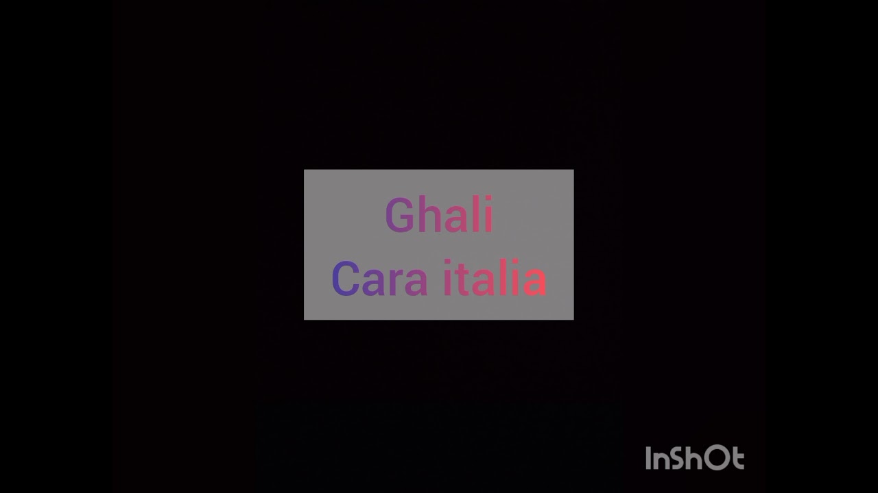 ترجمة أغنية 'Cara Italia' لـ غالي إلى العربية 🎶