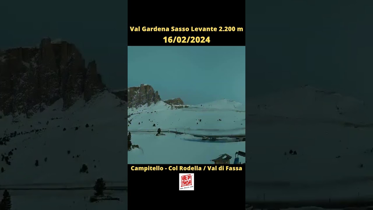 Campitello & Col Rodella Ski Timelapse ❄️