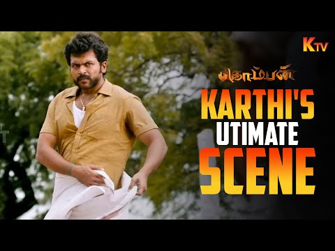 Karthi's Power-Packed Action Scene | Komban Movie Scene | Karthi | LakshmiMenon | Tamil Movie | KTV
