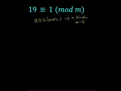 Solving A Modular Arithmetic Problem #numbertheory #numbertheoryproblems