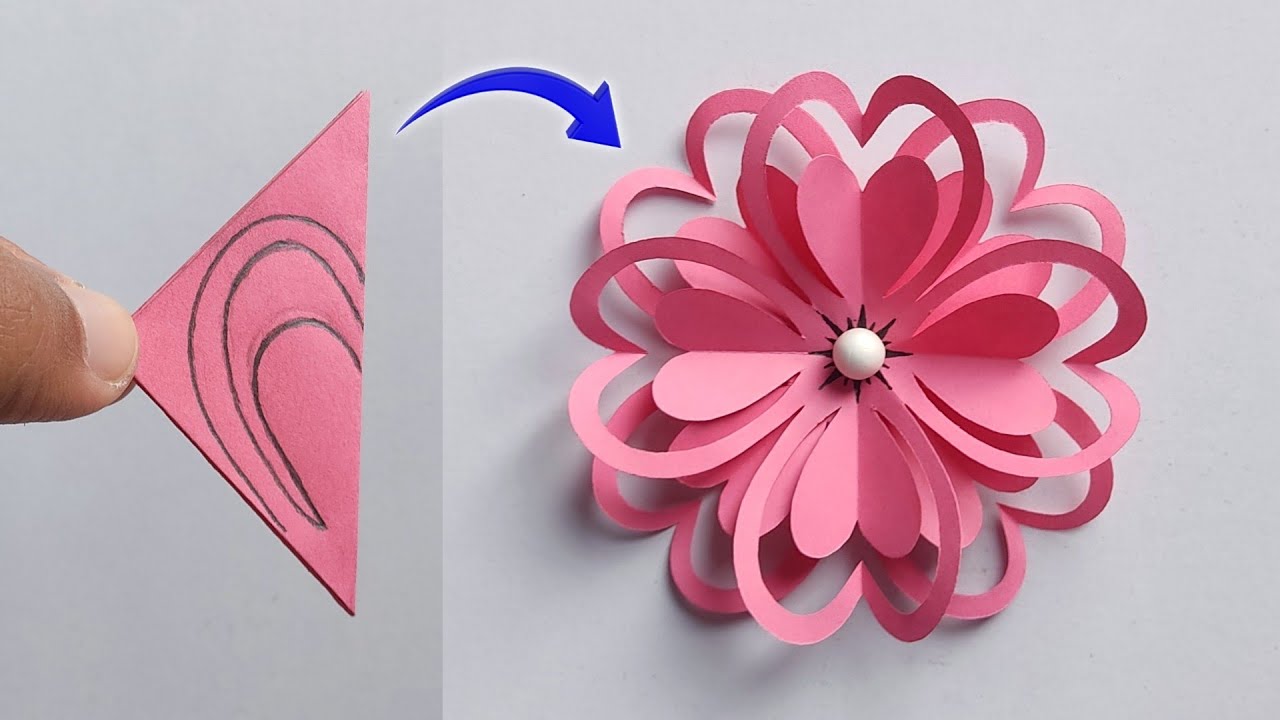 DIY Paper Flower Craft: Easy Step-by-Step Guide 🌸