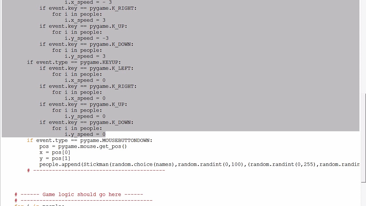 Pygame 10 - Moving Images as Objects