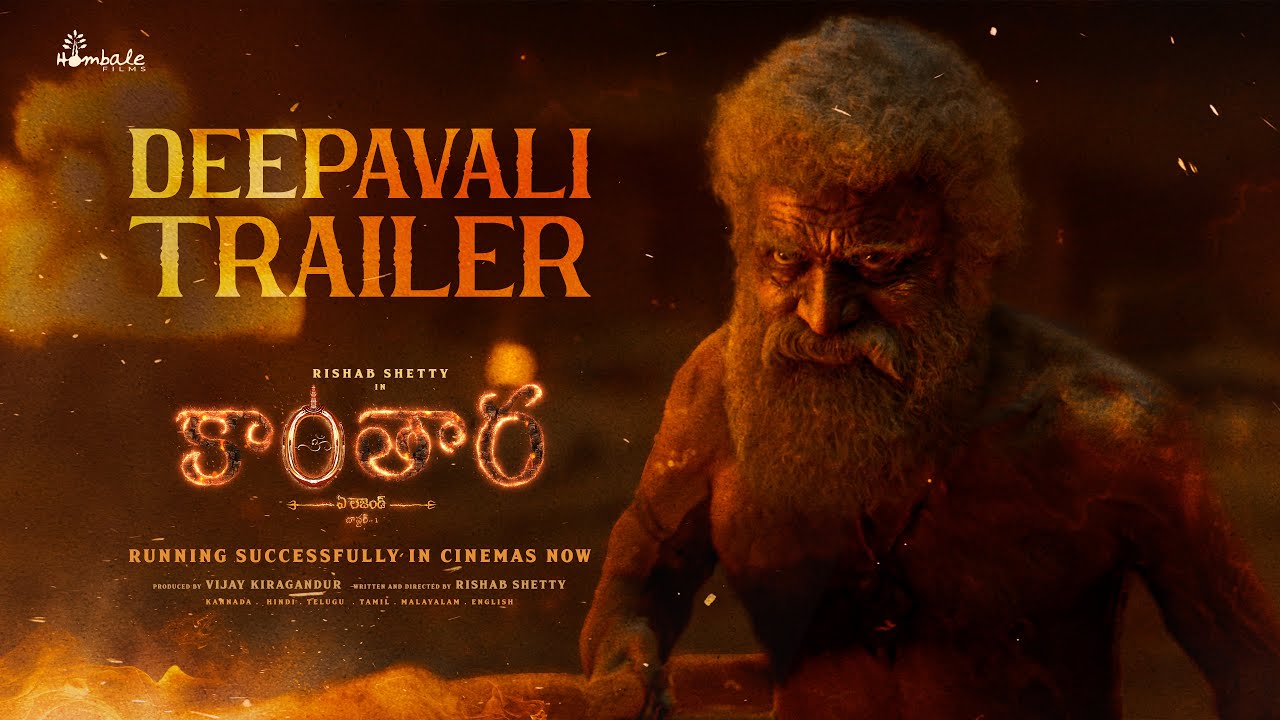 Kantara Chapter 1 Deepavali Trailer | Rishab Shetty 🎉