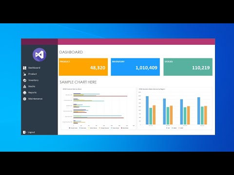 Flat UI Menu Design in VB.Net 💚🤍❤️