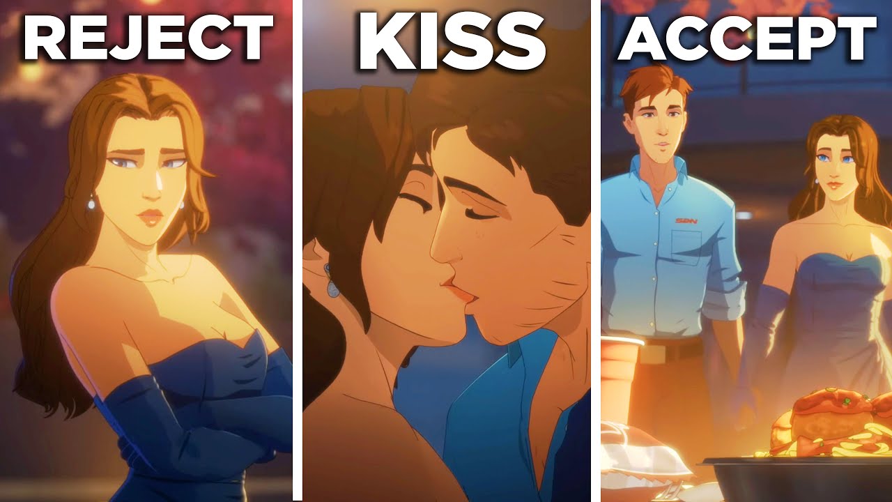 Dispatch Choices: Accept, Kiss, or Reject Blonde Blazer