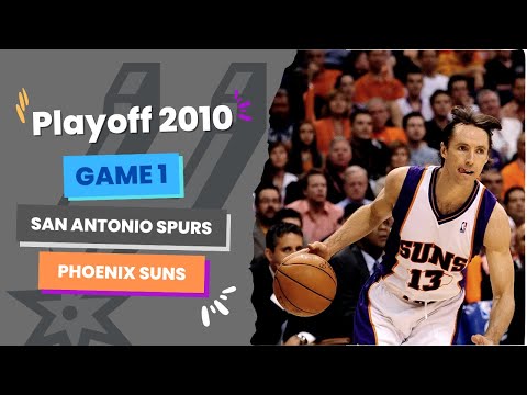 San Antonio Spurs vs. Phoenix Suns, NBA Playoff G1, Full Game, May 3, 2010