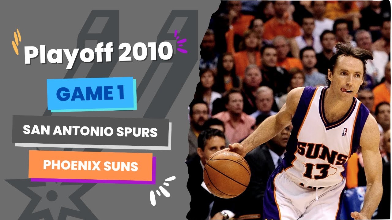 Watch the Exciting 2010 NBA Playoff Game 1: Spurs vs. Suns | Full Replay 🎥