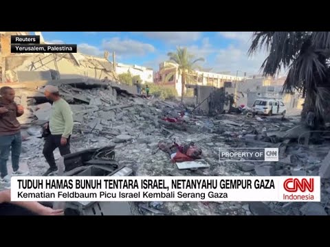Tuduh Hamas Bunuh Tentara Israel, Netanyahu Gempur Gaza