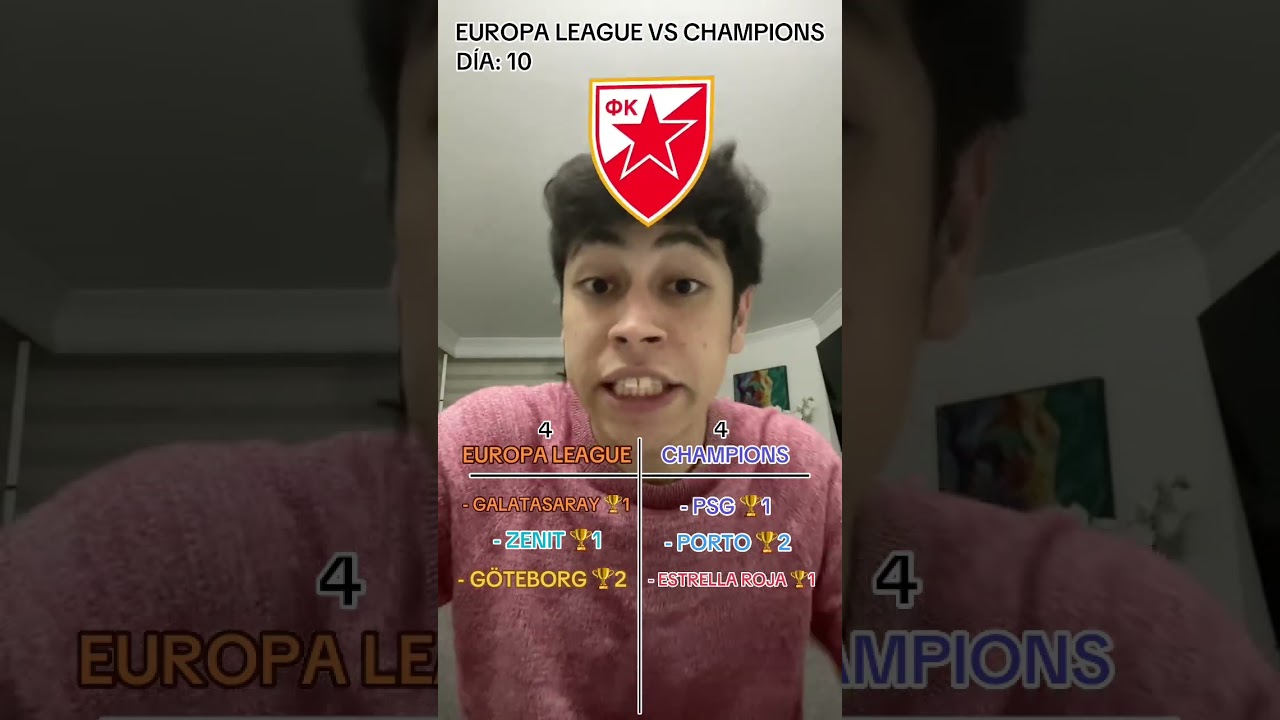 EUROPA LEAGUE VS CHAMPIONS DÍA 10 | #retosfutbol #retos #futbol #europaleague #champions