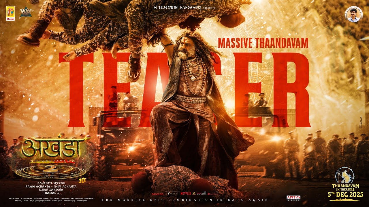 Akhanda 2 Massive Thandavam Teaser 🎬