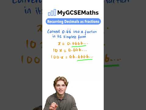 Recurring Decimals as Fractions | GCSE Maths 2025
