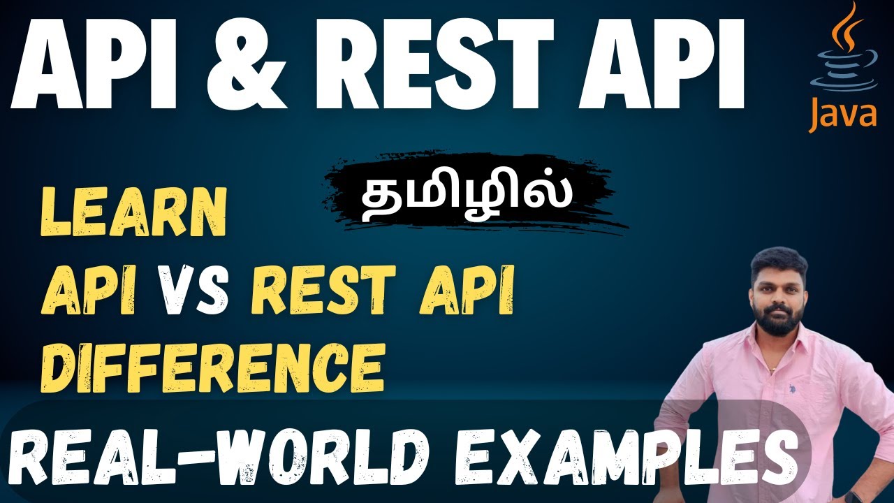API vs REST API Explained with Examples | Tamil 🇱🇻